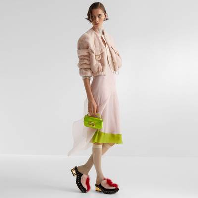FENDI Pink chiffon skirt outlook