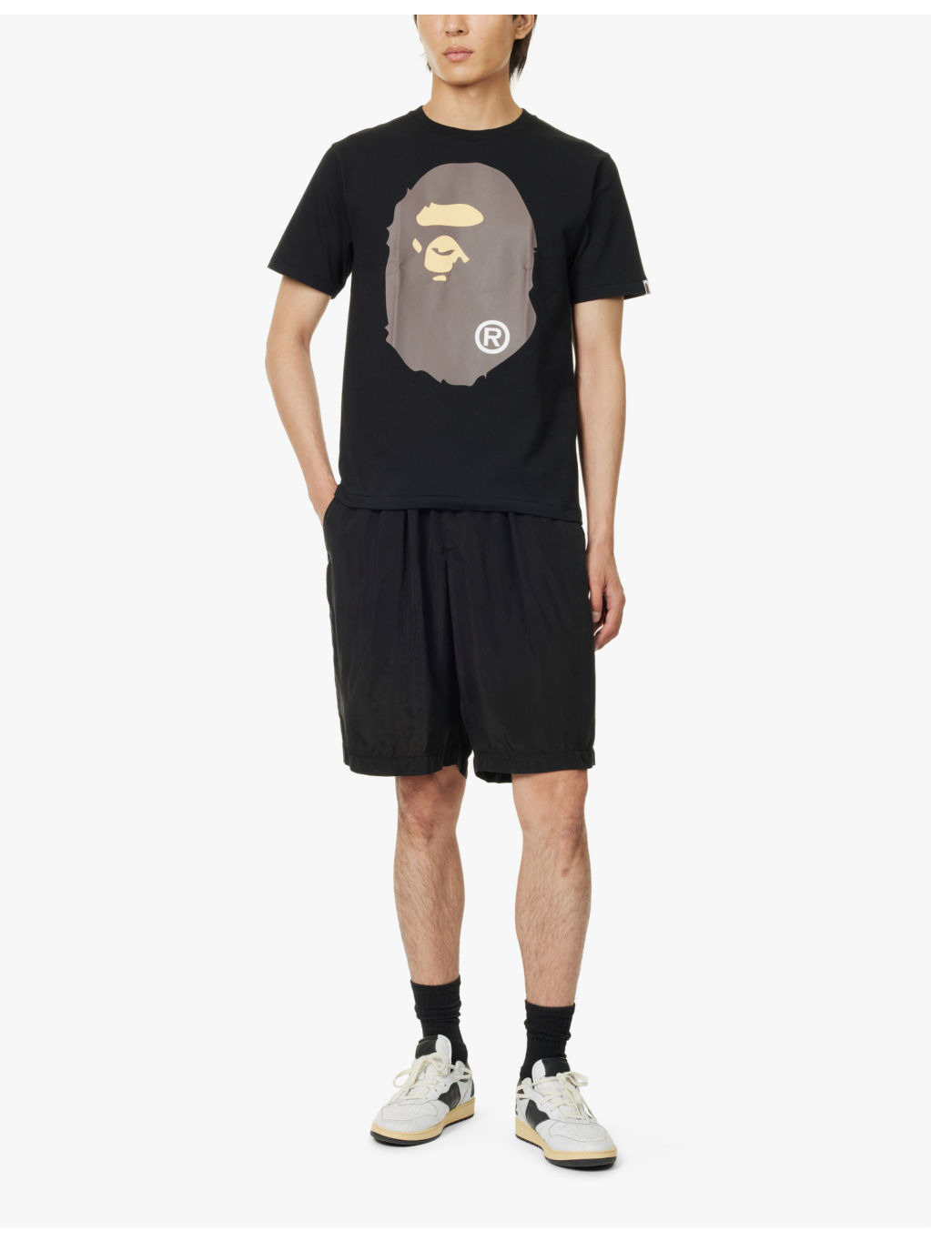 Big Ape Head graphic-print cotton-jersey T-shirt - 2