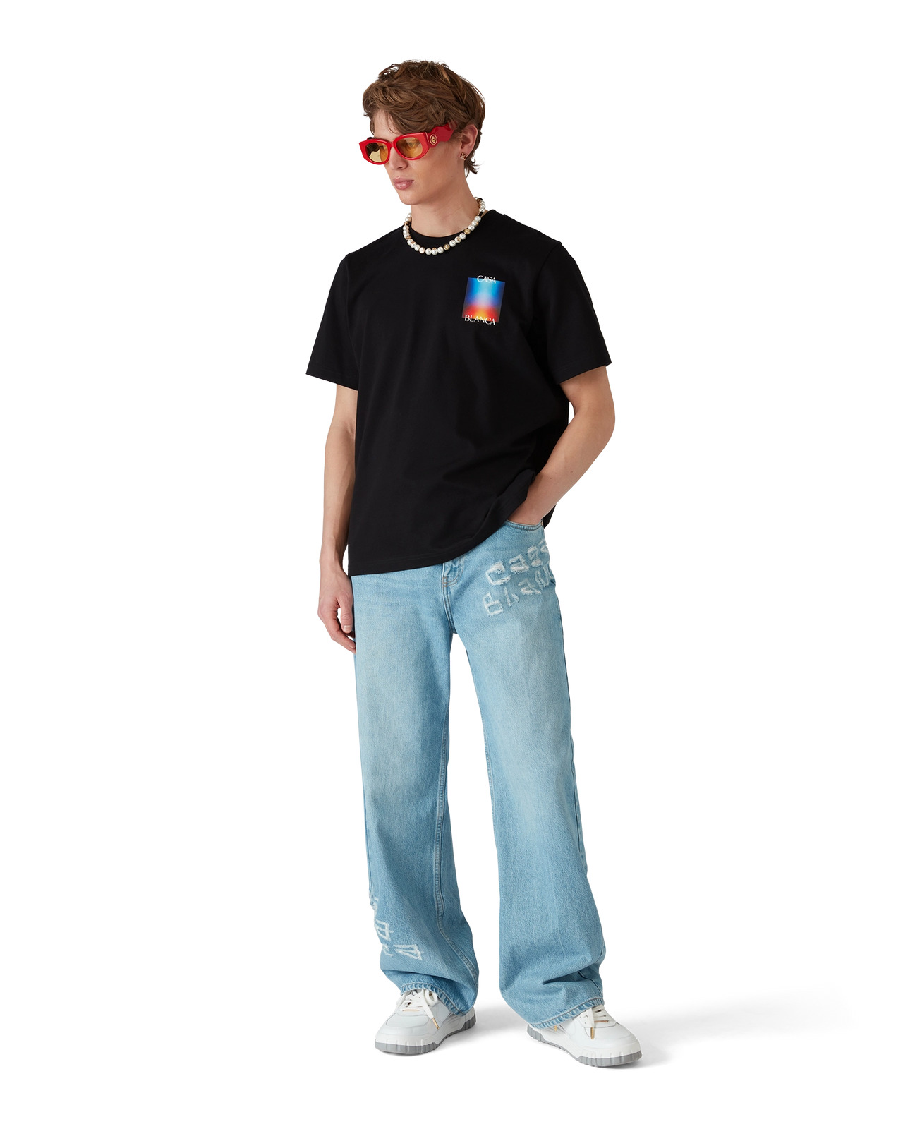 Gradient Casa Logo T-Shirt | Casablanca Paris - 2