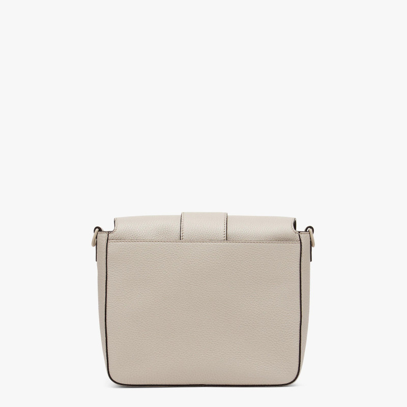 Light gray leather bag 3