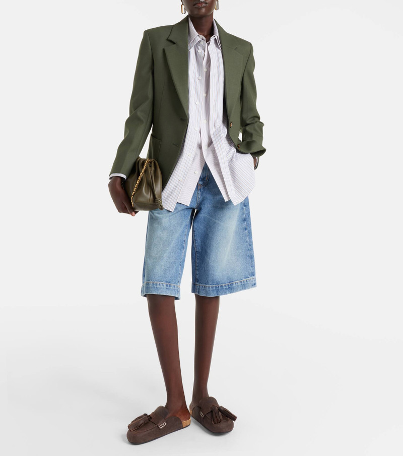 FRAME Jort high-rise denim shorts outlook