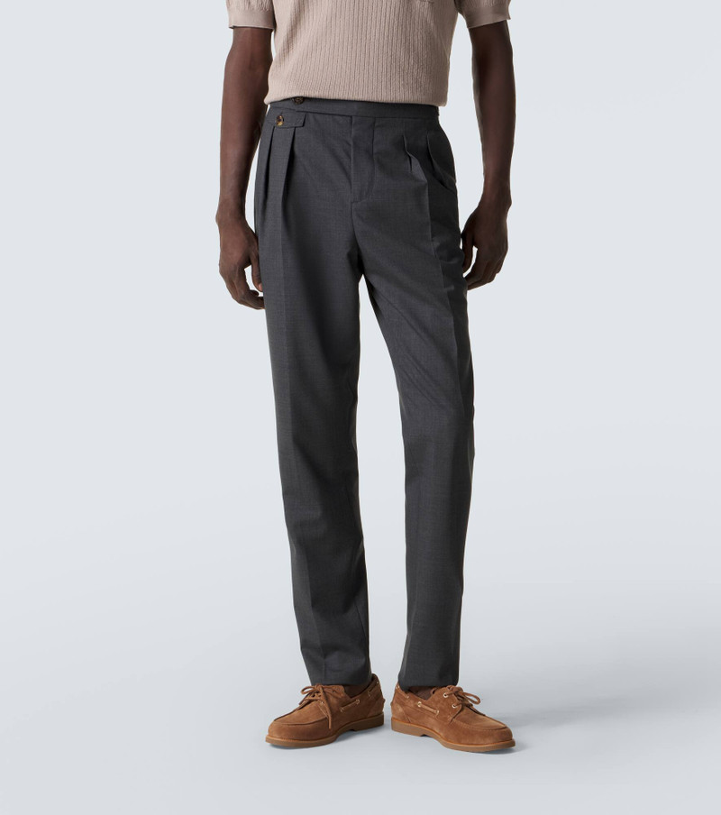 Virgin wool straight pants 3