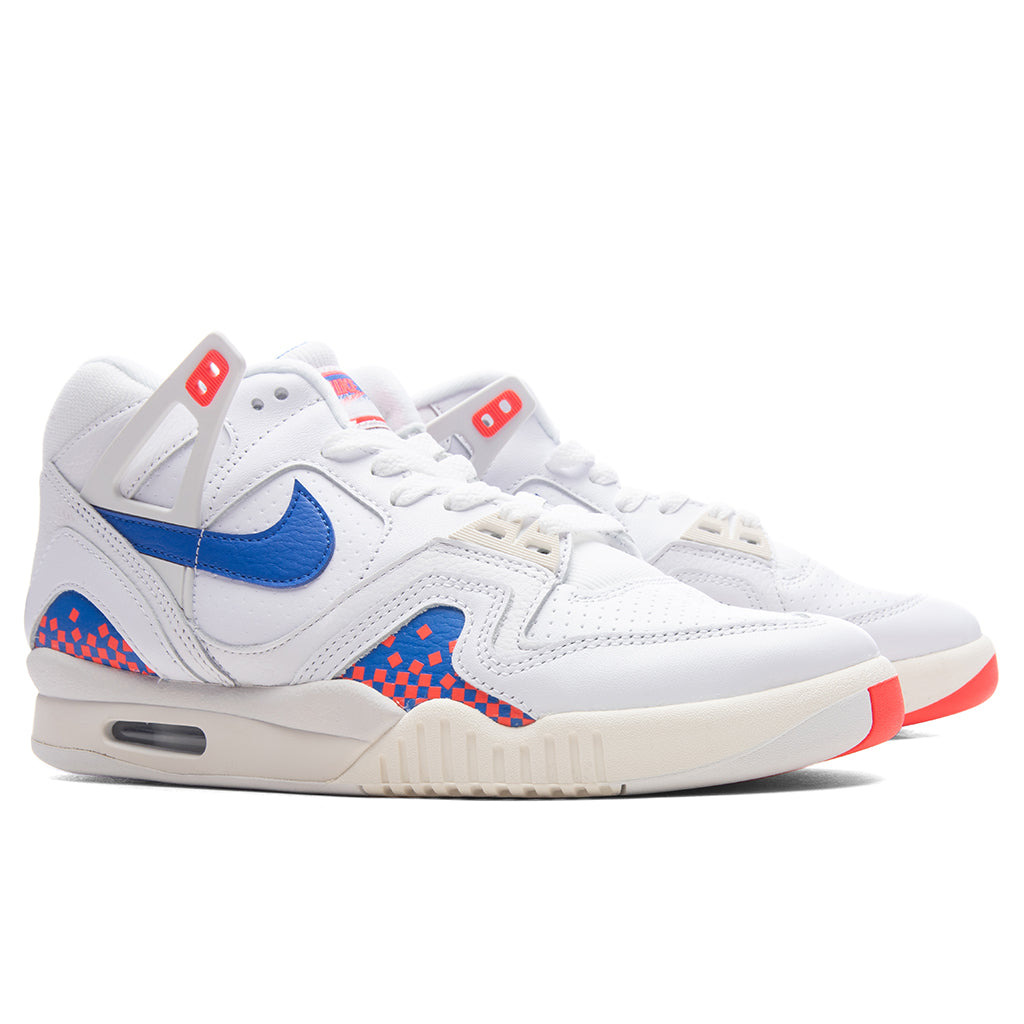 AIR TECH CHALLENGE 2 'PIXEL COURT' - WHITE/ROYAL BLUE/LASER CRIMSON - 2