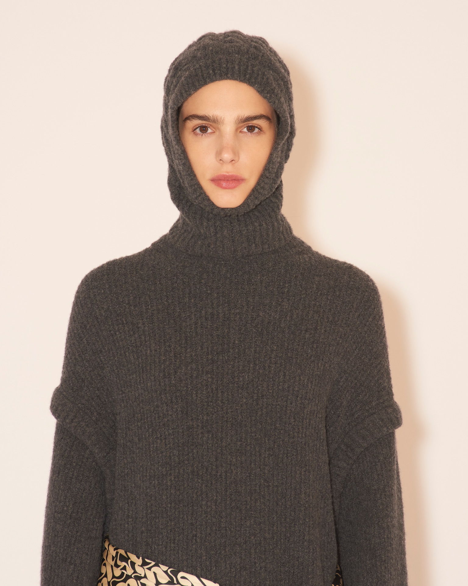 FILCO - Cashmere balaclava - Charcoal - 2