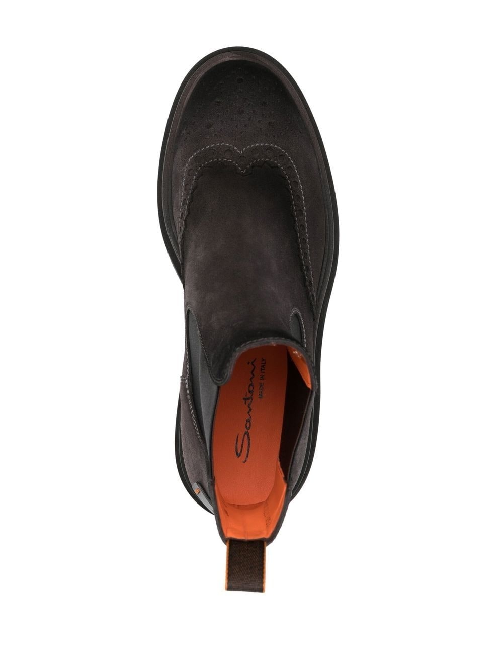 side elasticated-panel ankle boots - 4