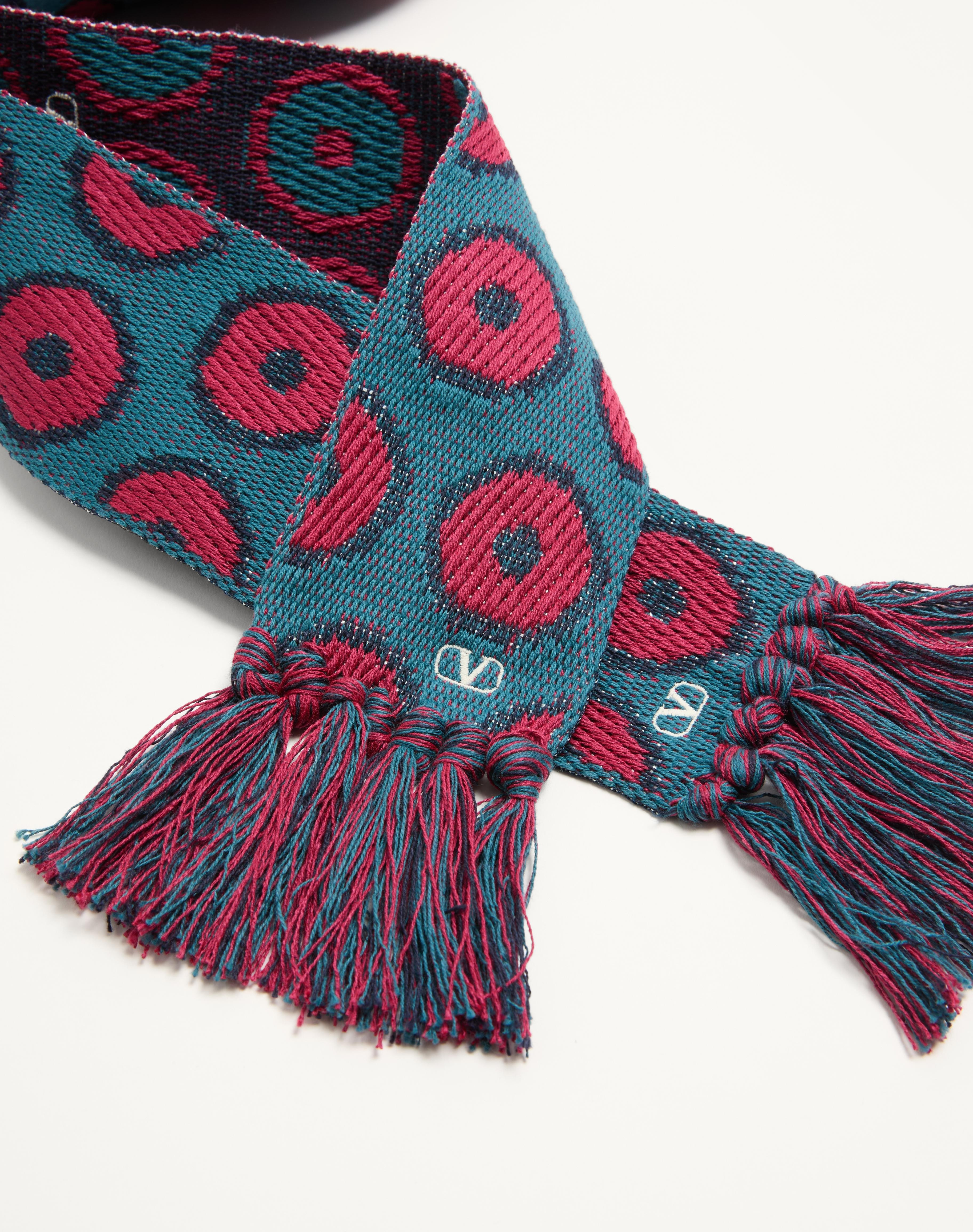 ANTIBES COTTON SCARF WITH FRINGE - 4