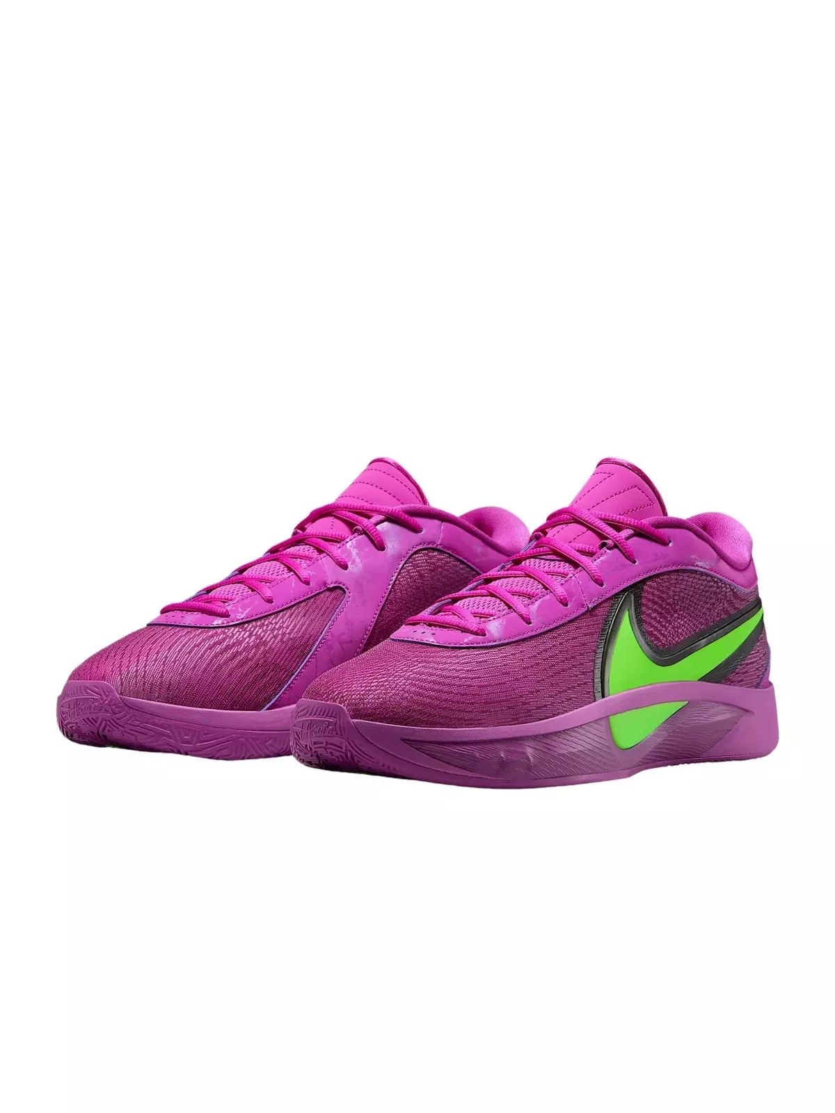 Giannis Freak 6 "Bold Berry/Hyper Violet/Black/Green" Men's Basketball Shoe - 4