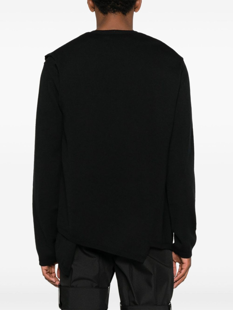 layered wrap sweater 4
