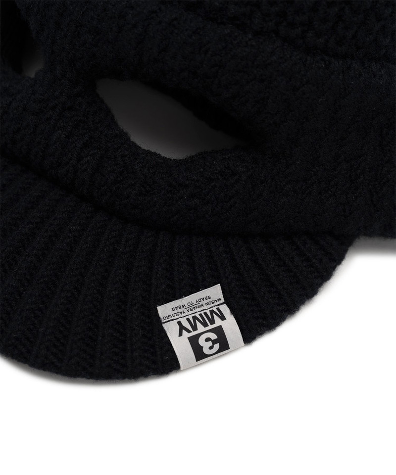 Masked Visor Knit Cap 8