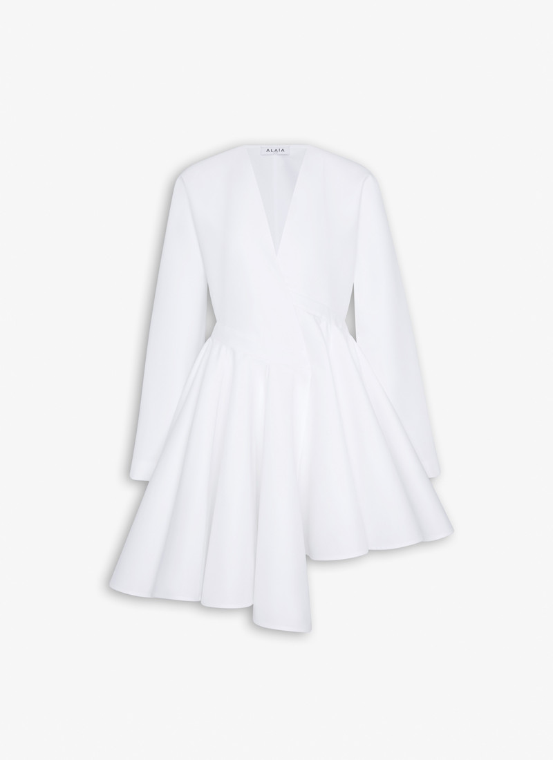 COTTON POPLIN SHORT DRESS - 1