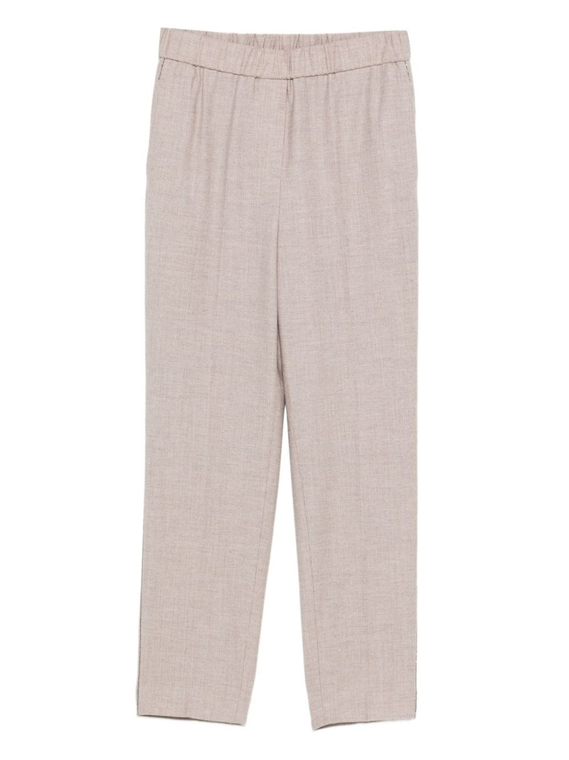 elastic-waist trousers 1