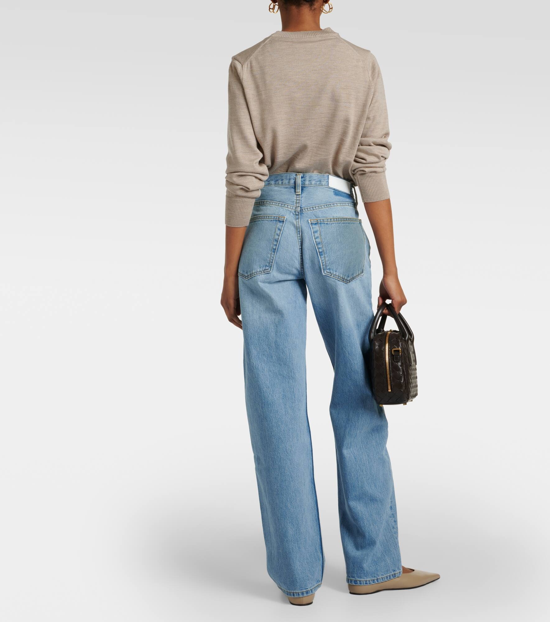 Mid-rise straight jeans - 3
