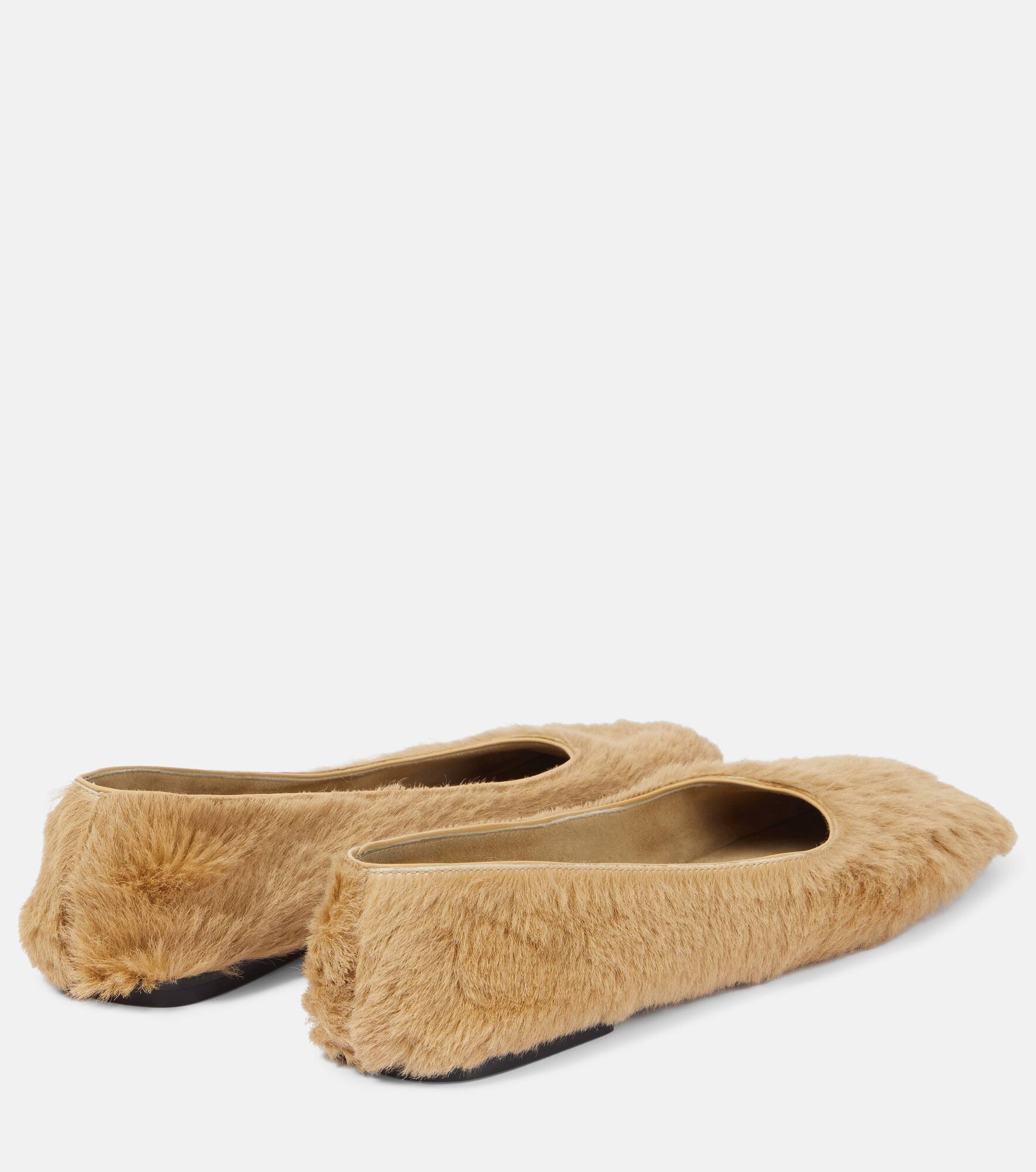 Calf hair ballet flats - 2