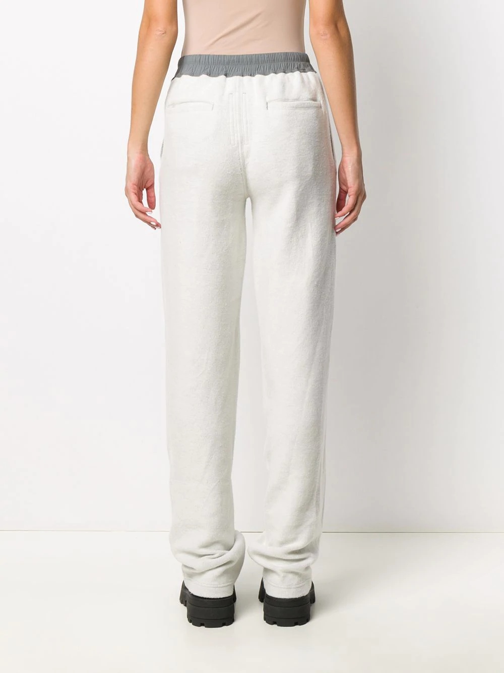 two-tone casual trousers - 4