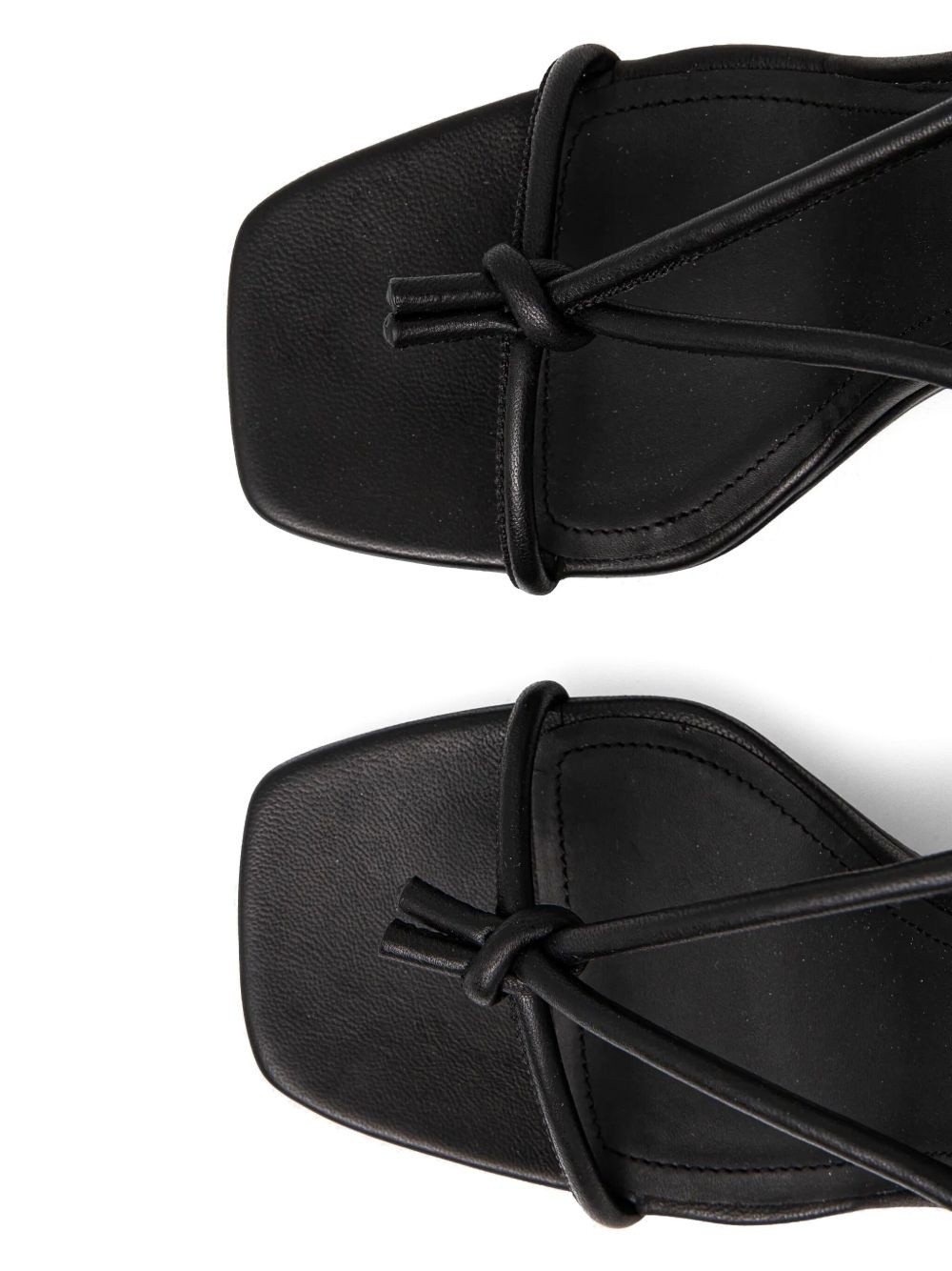 110mm sculpted heel sandals - 4