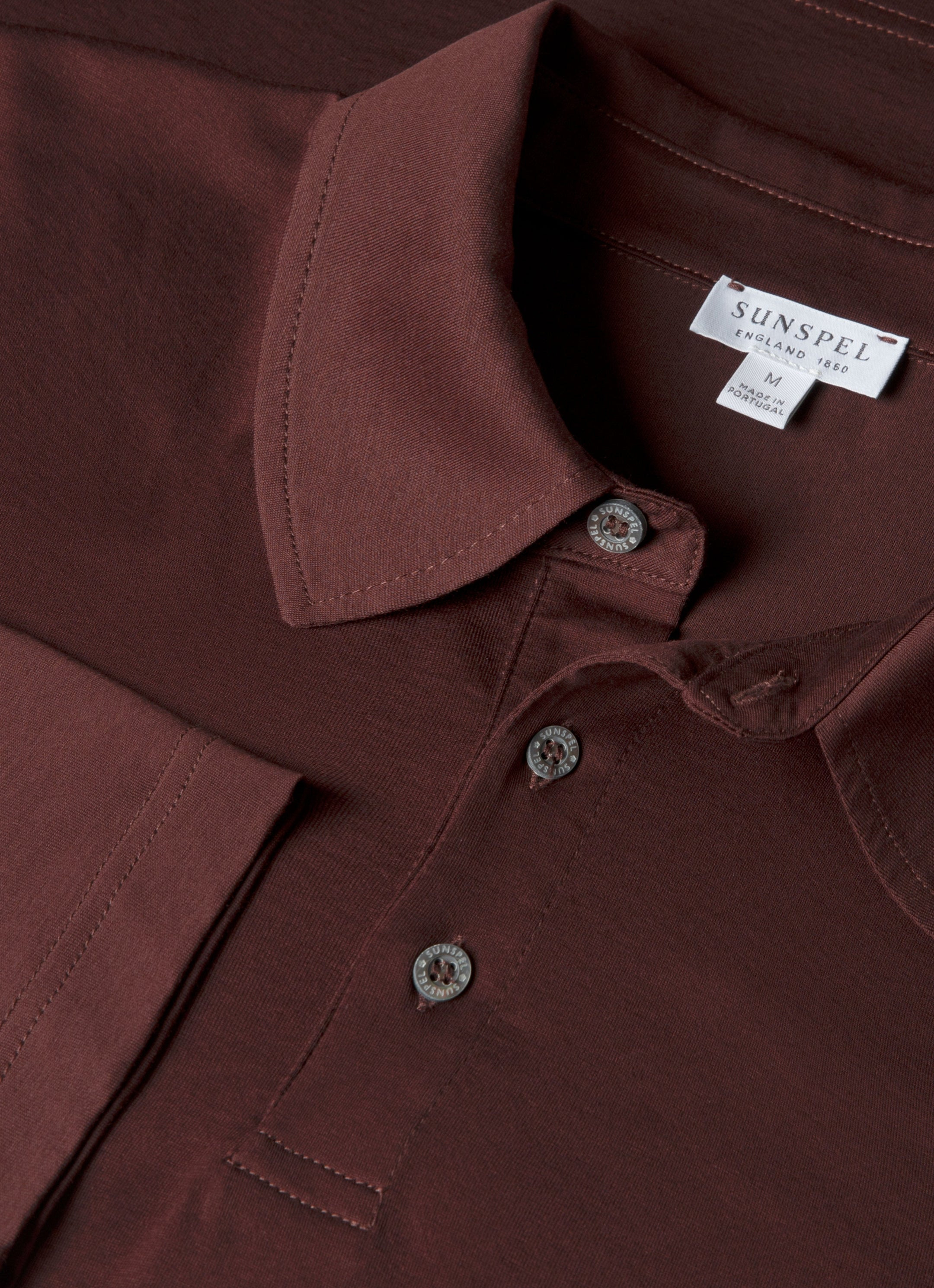 Long Sleeve Classic Jersey Polo Shirt - 4
