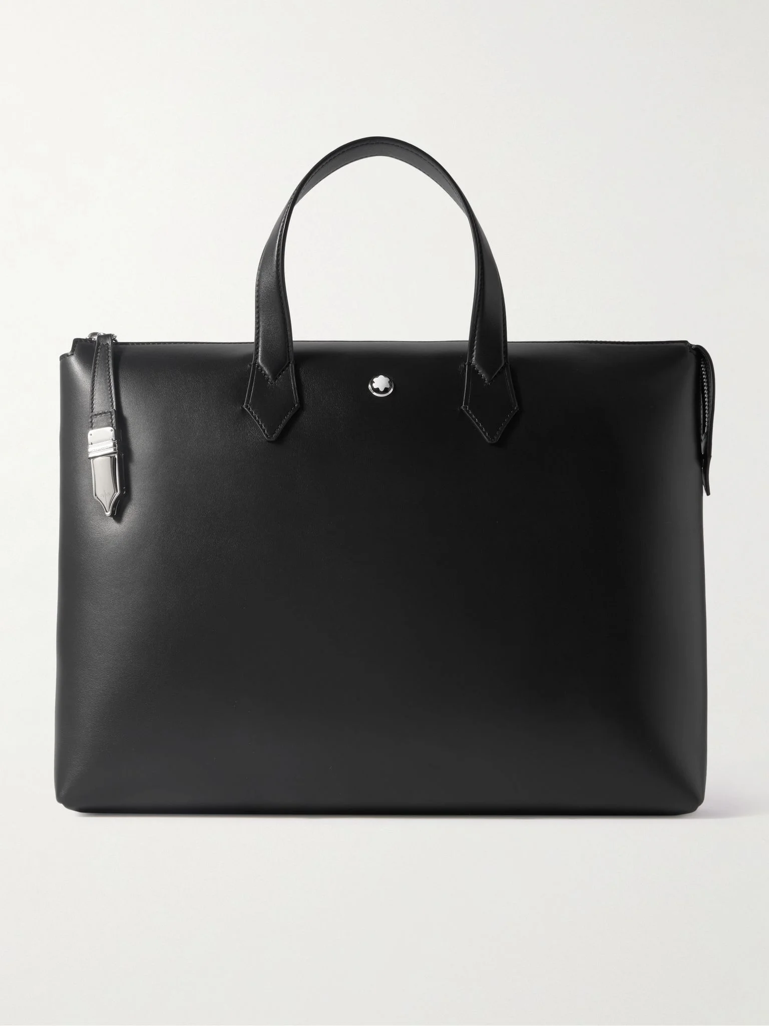 Soft Leather Tote Bag Black - 1