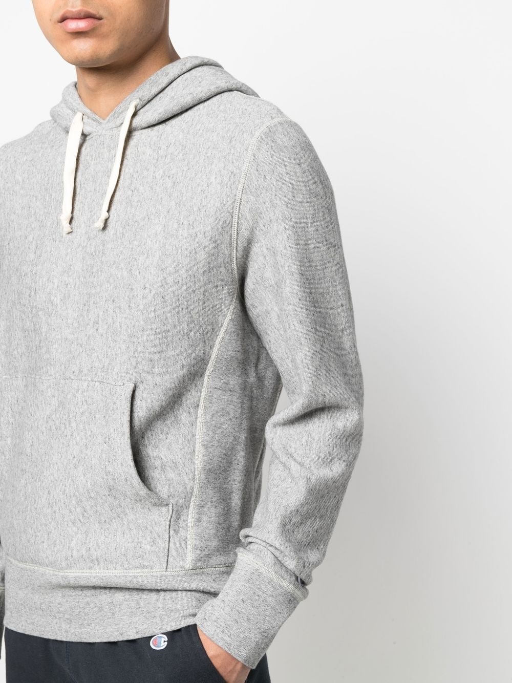 drawstring cotton hoodie - 5