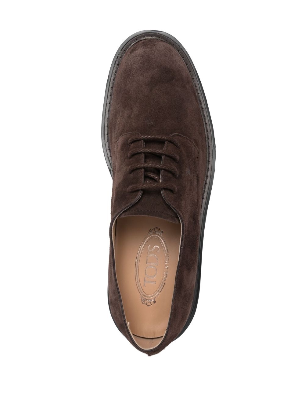 lace-up suede Derby shoes - 4