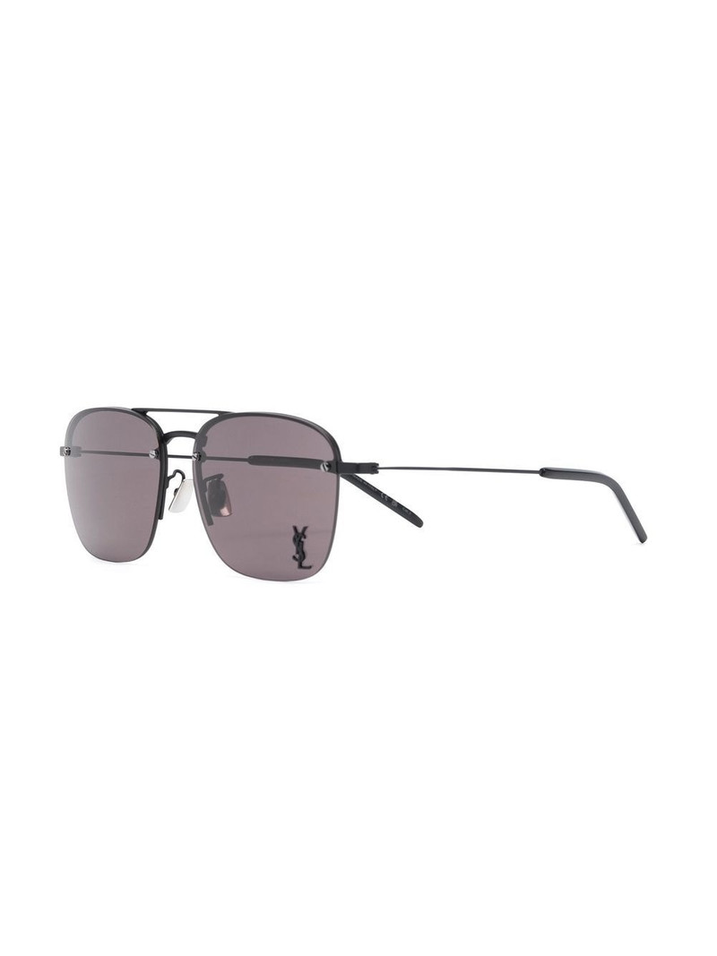 SAINT LAURENT logo-plaque sunglasses outlook