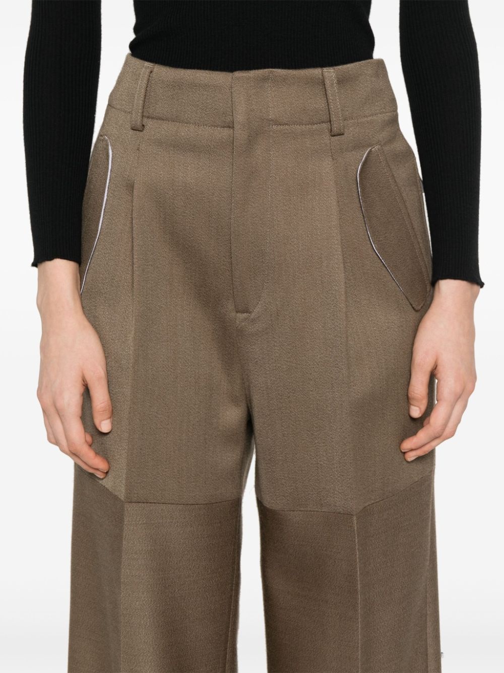 panelled trousers - 5