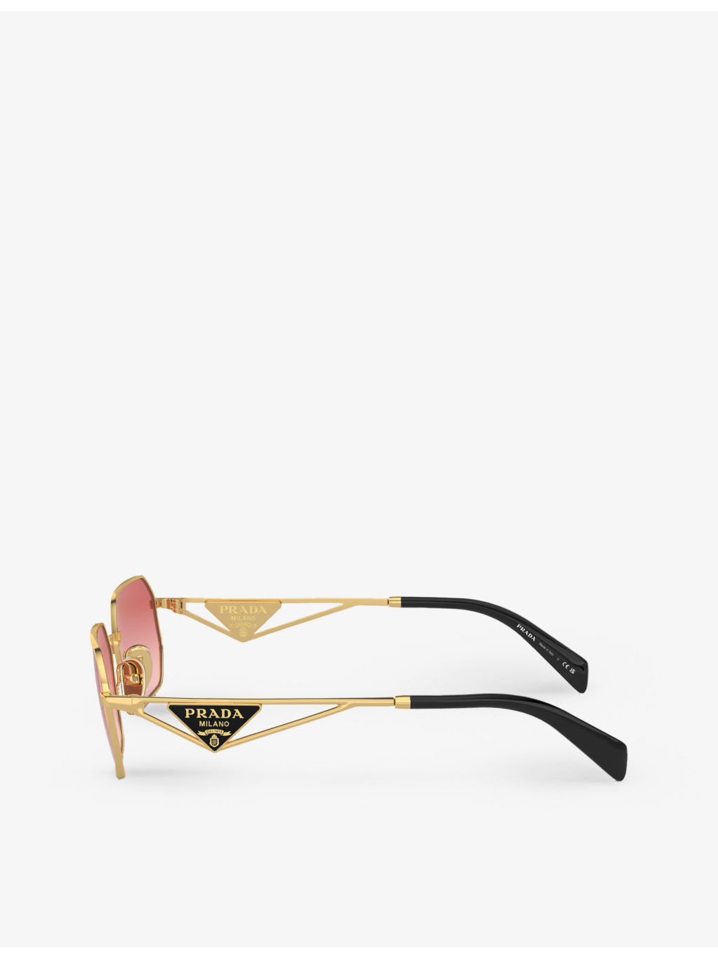 PR A51S irregular-frame metal sunglasses - 4