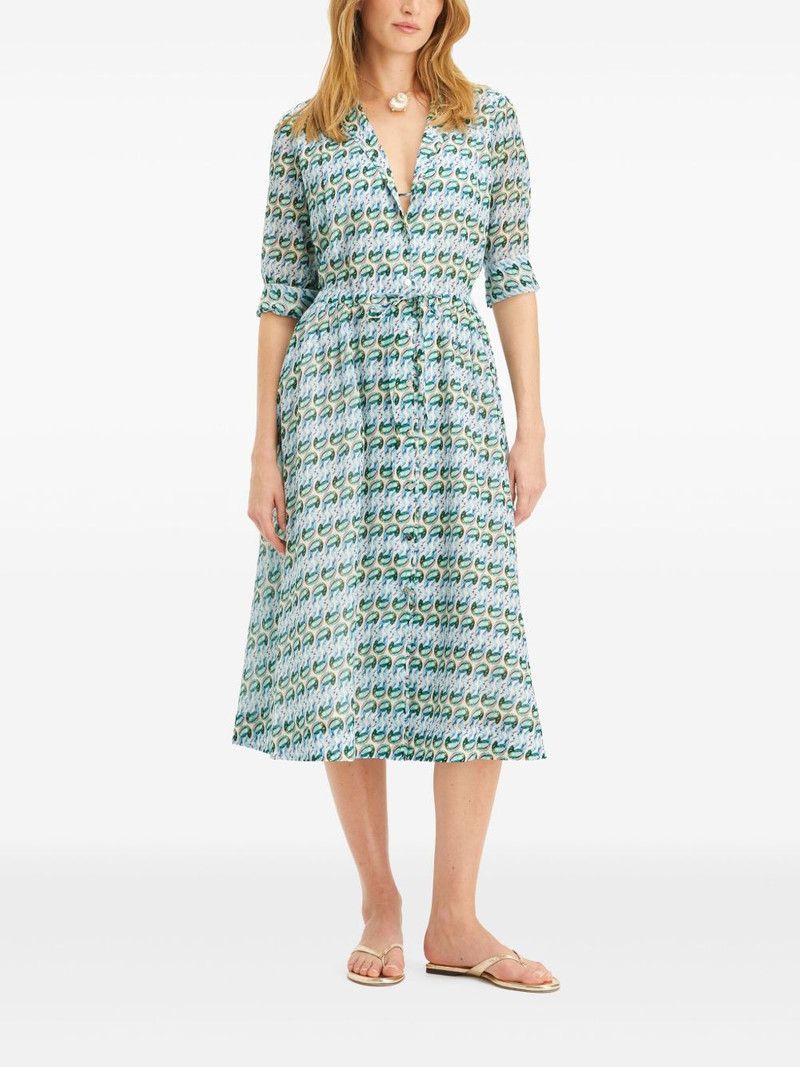 TORY BURCH printed midi dress outlook