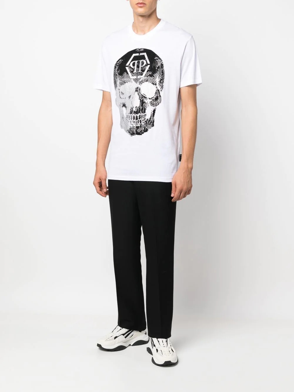 SS skull print T-shirt - 2