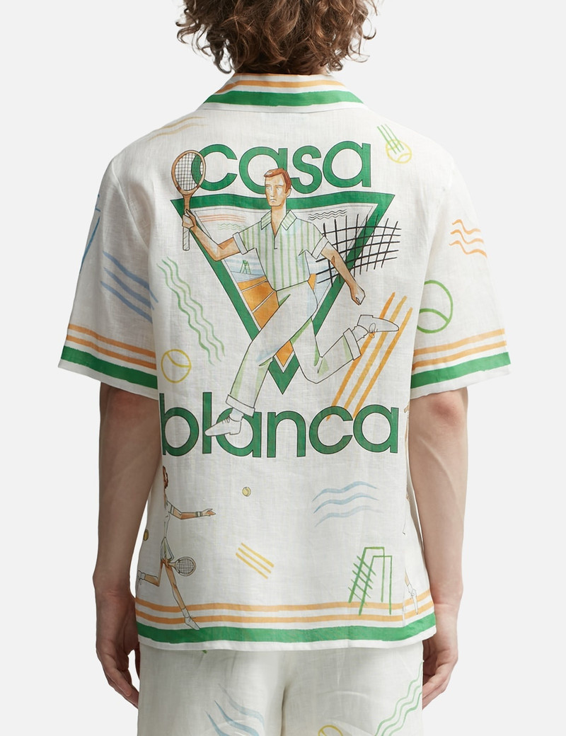 TENNIS PLAY SHORT SLEEVE LINEN SHIRT 4