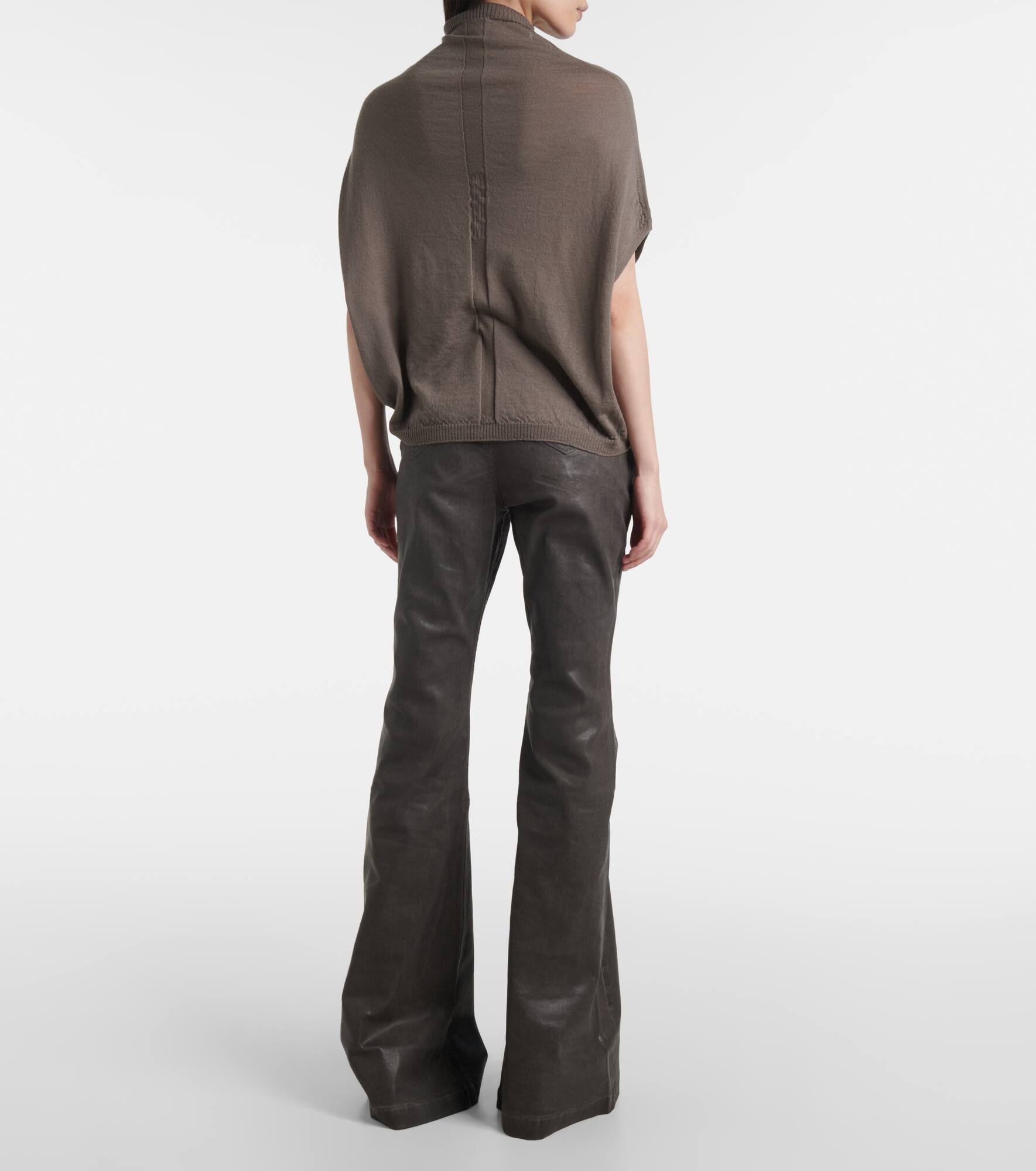 Wool turtleneck top - 3