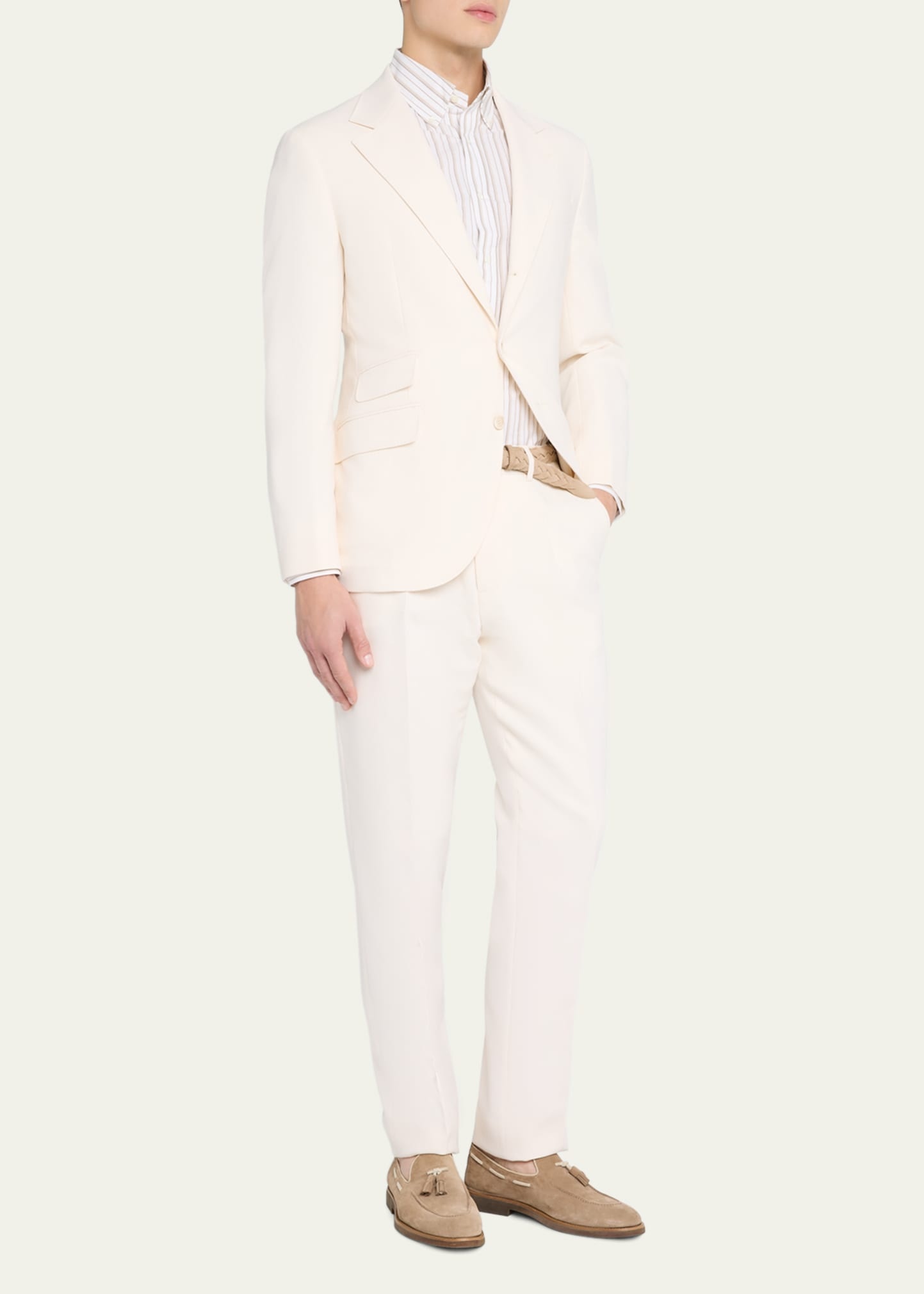 Men's Cotton Gabardine Suit - 2