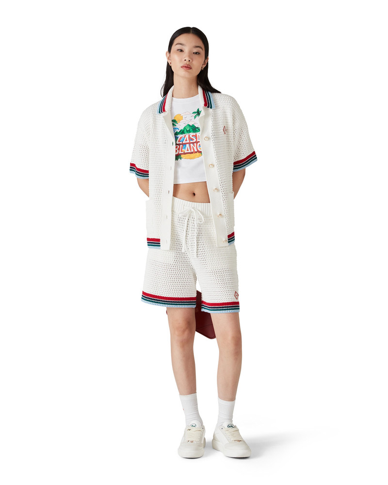 CASABLANCA Gothic Crochet Shorts | Casablanca Paris outlook