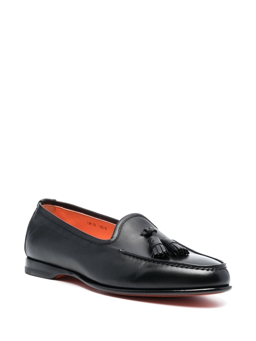 Andrea tassel-detail leather loafers - 2