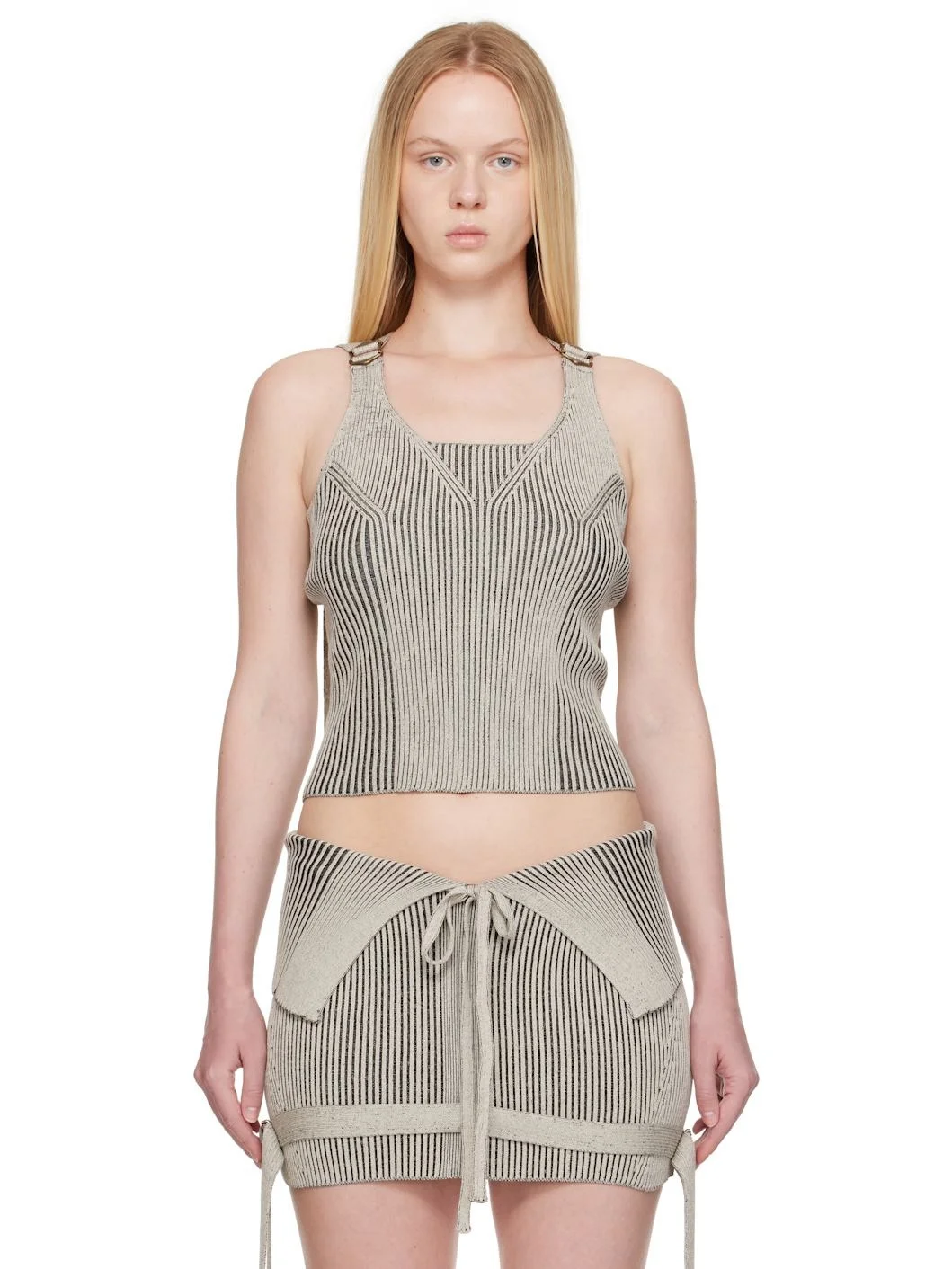 Gray Veil Tank Top - 1