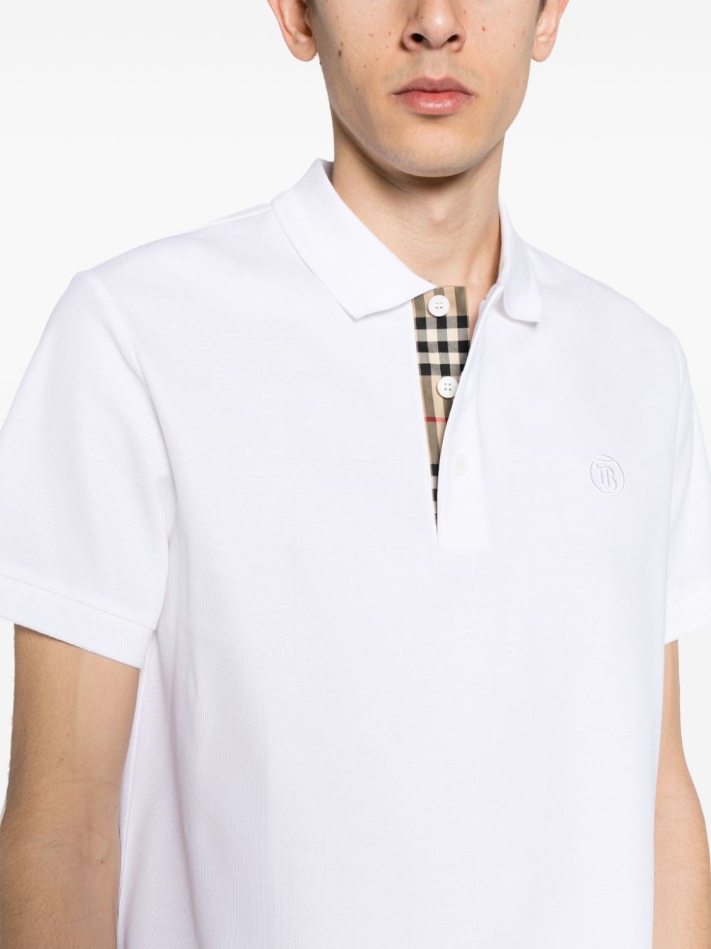 logo-embroidered polo shirt - 5