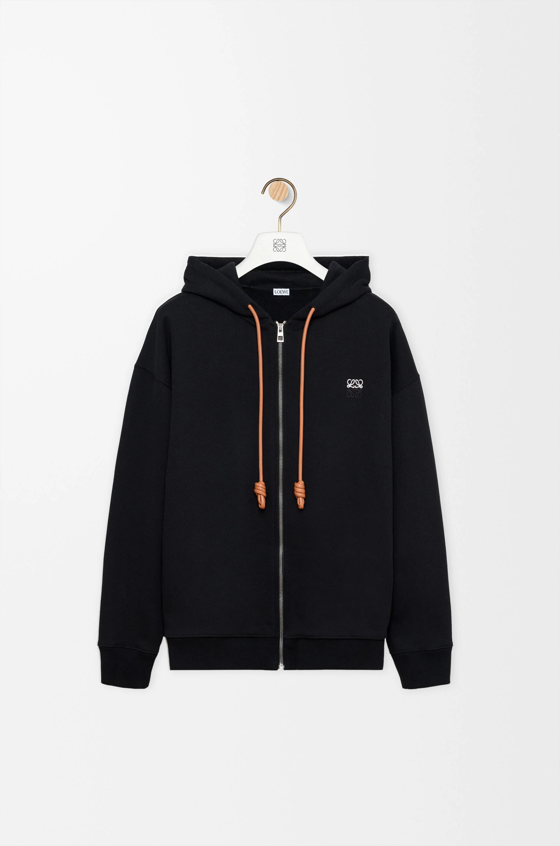 Zip-up hoodie in cotton - 1
