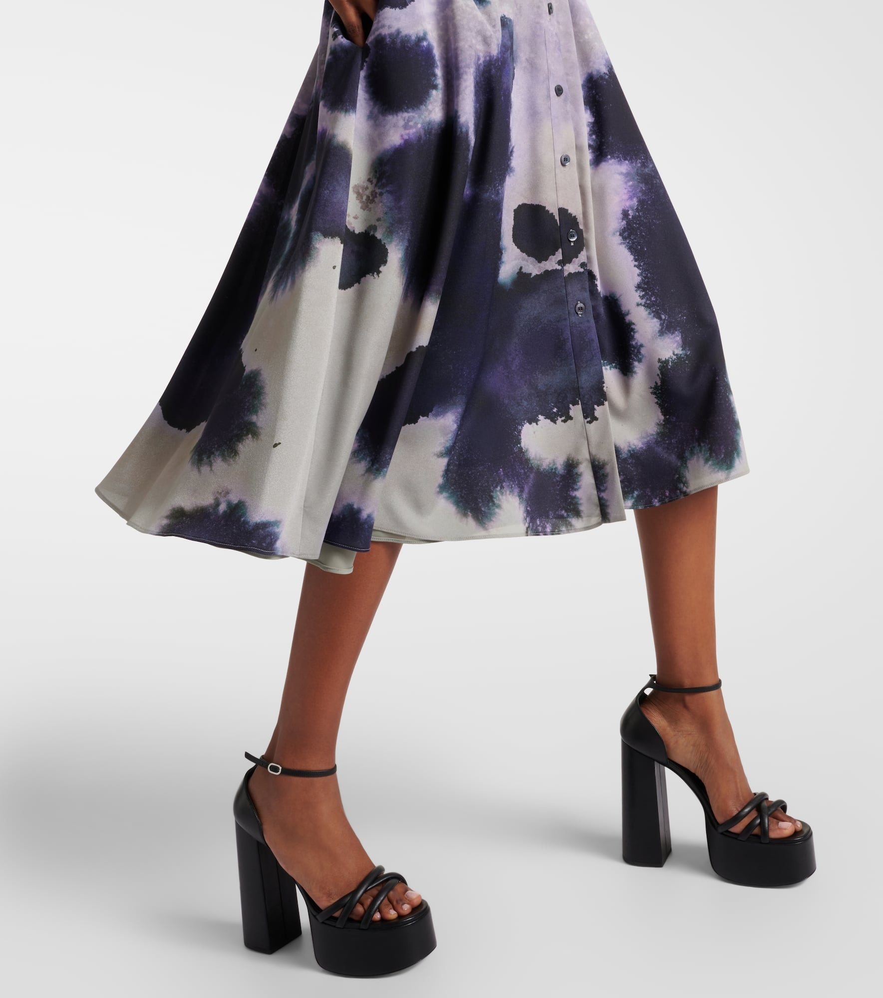 Kiera printed midi dress - 5
