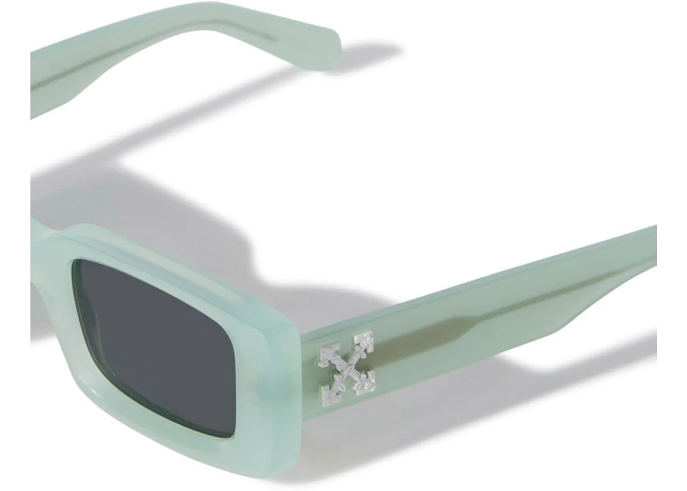 OFF-WHITE Sunglasses Arthur Rectangular Frame Ice/Dark Grey (19321710) - 2
