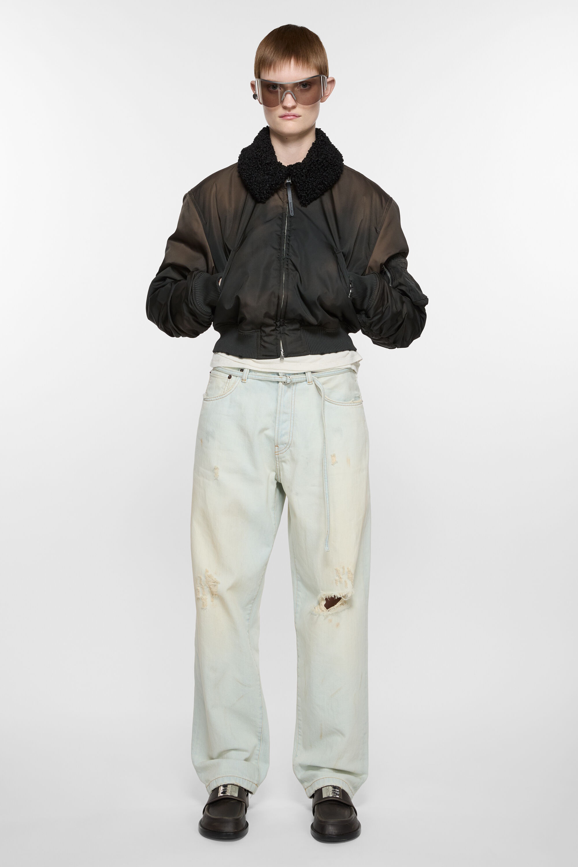 Loose fit jeans - 1991 Toj - Light blue/white - 2