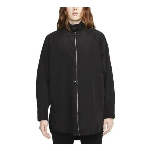(WMNS) Nike ESC Woven Shirt Jacket 'Black' DR5399-010 - 1