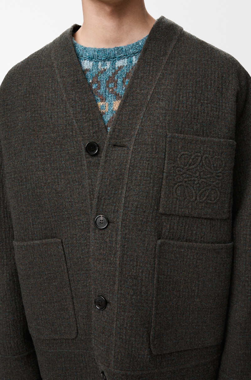 Cardigan in wool and silk 5