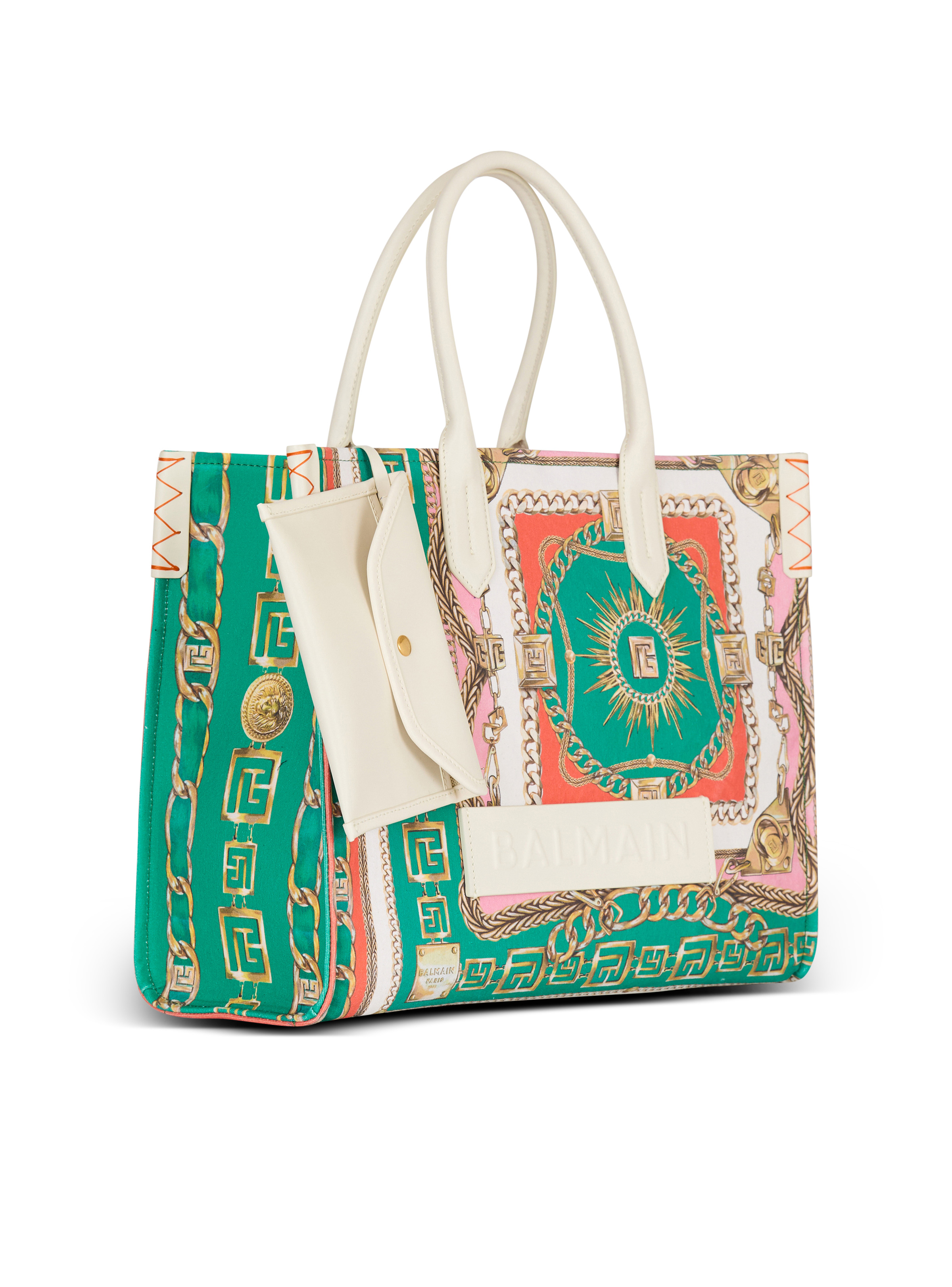 B-Army Medium tote bag in printed canvas - 3
