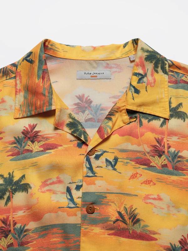 Arvid Hawaii Shirt Sunflower - 5