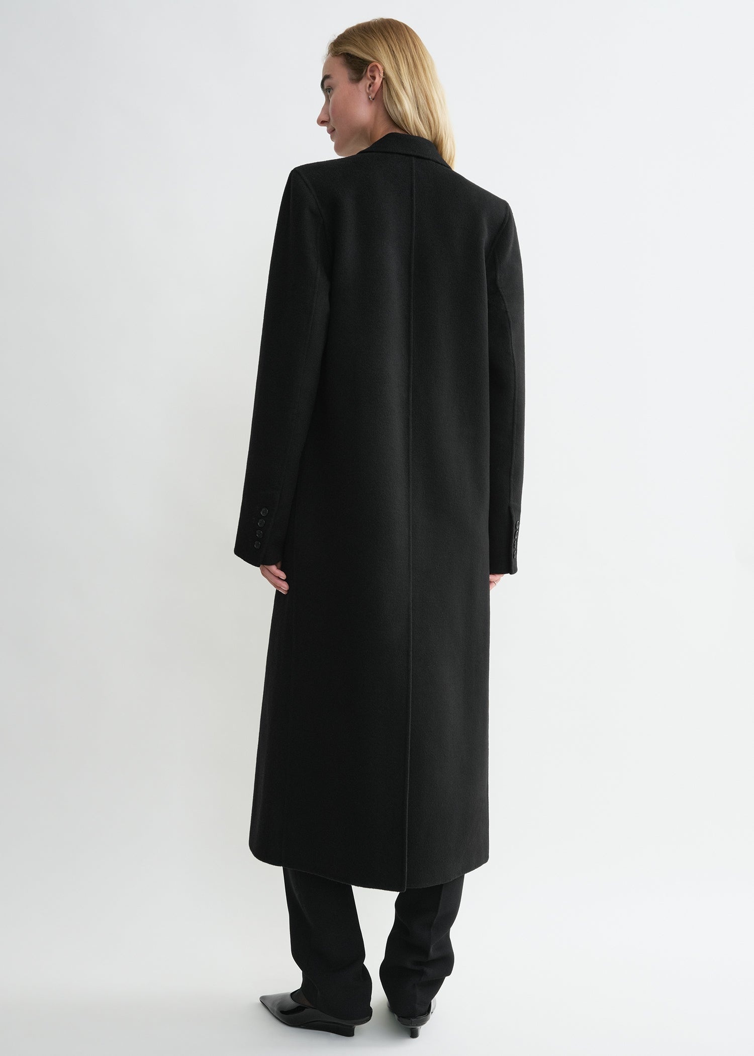 Classic doublé coat black - 4