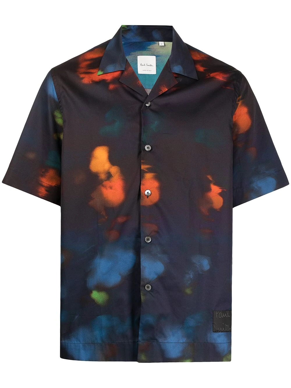 dyed effect cotton shirt - 1