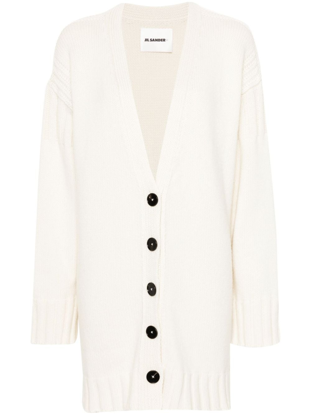 V-neck cashmere cardigan - 1