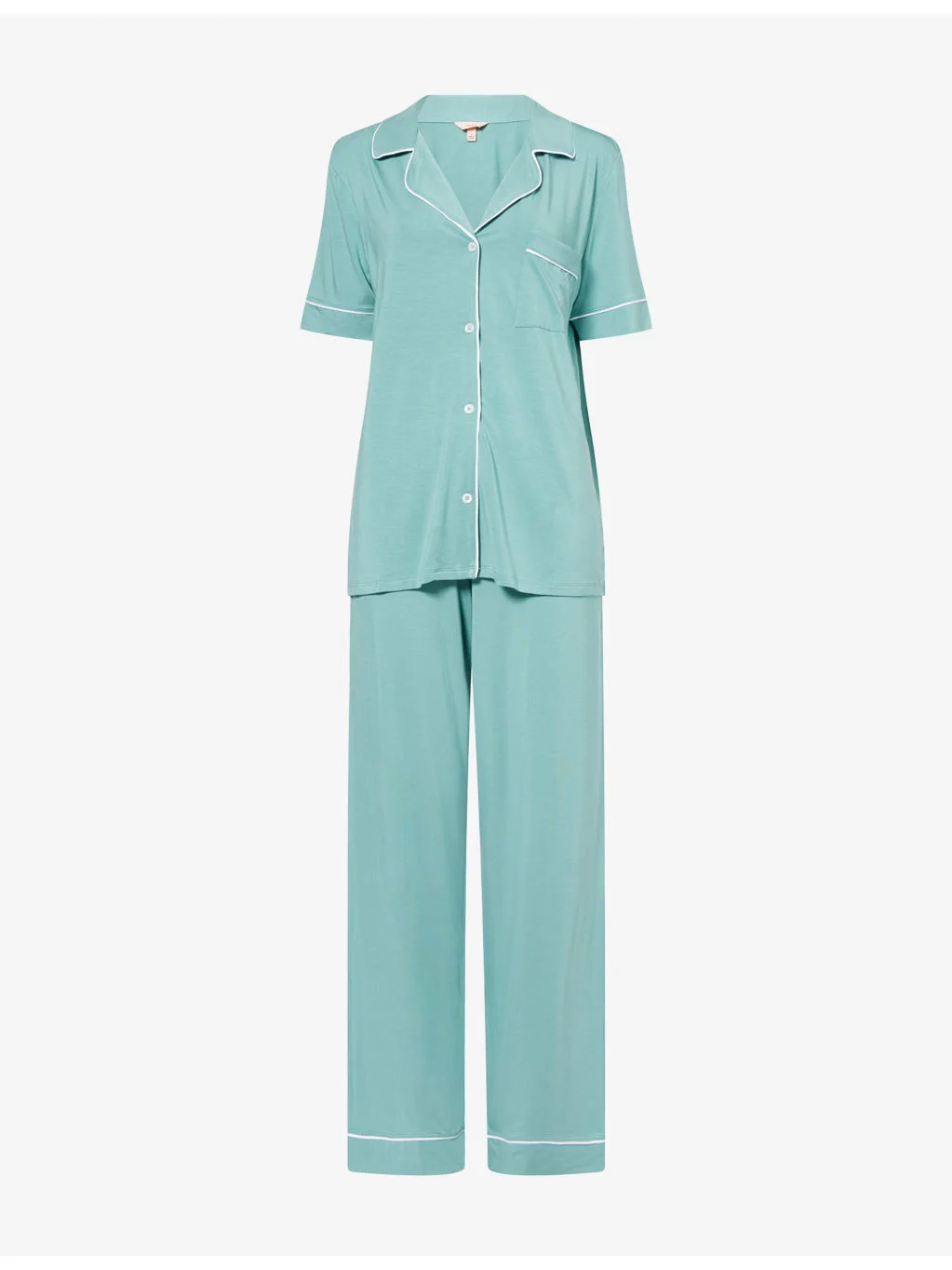 Gisele Long-Sleeve Modal-Jersey Pyjama Set - 1