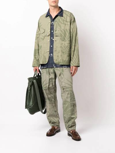 Engineered Garments leaf-print lightweight jacket outlook