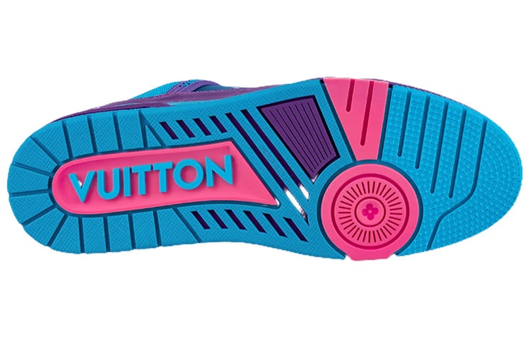 LOUIS VUITTON Trainers 'Blue Purple Pink' 1A9JQJ - 4