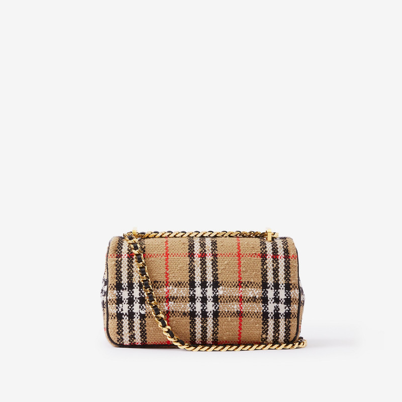 Burberry Vintage Check Bouclé Small Lola Bag outlook